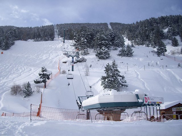El Tarter Grandvalira Andorra - Temporal de nieve 12/02/2009