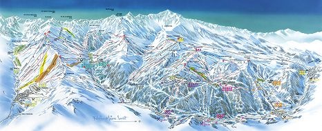 Grandvalira mapa pistas de esqu&iacute; Soldeu El Tarter Pas de la Casa Grau Roig Plan des pistes de ski